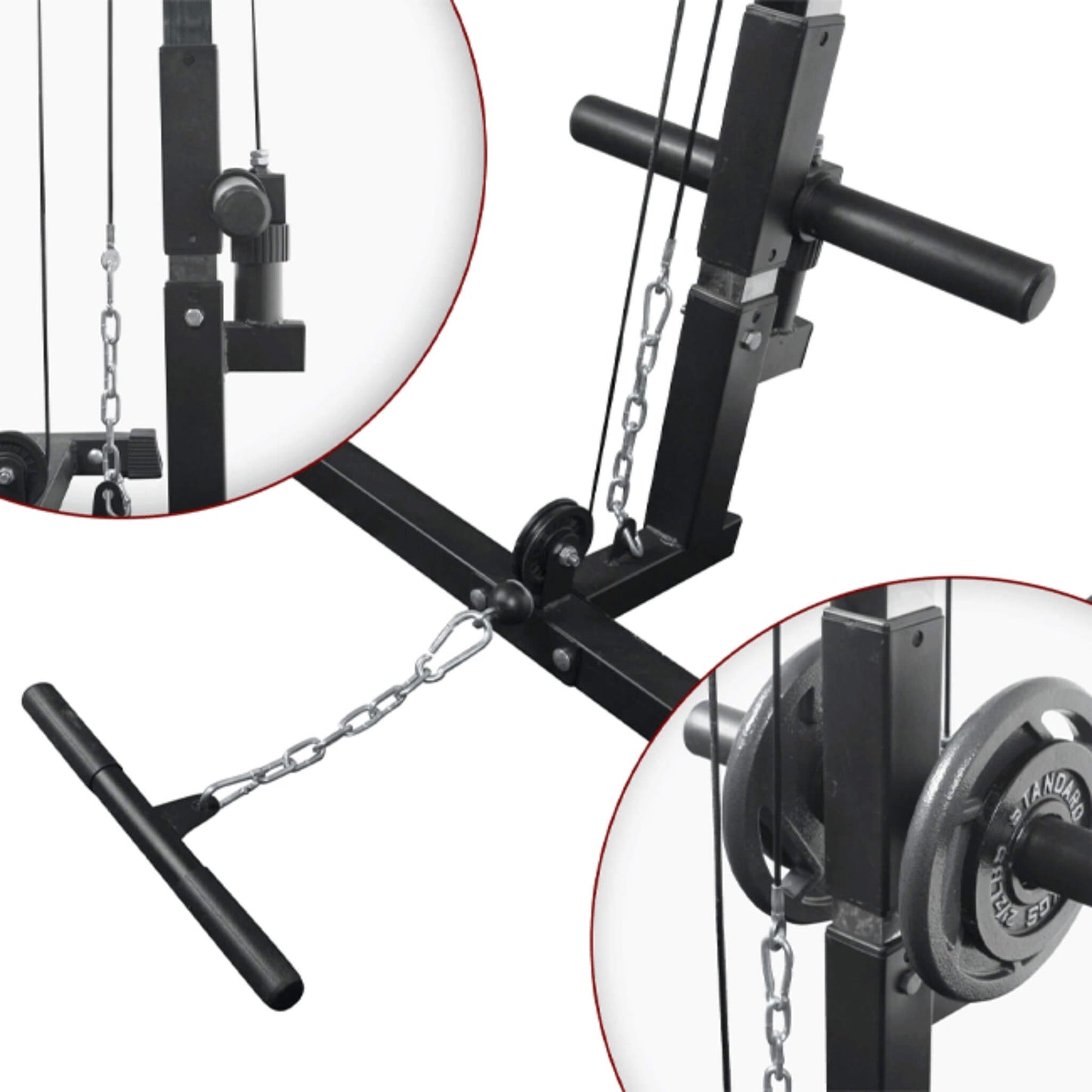 Heavy-Duty Professional Multi-Function Adjustable Power Cage Rack