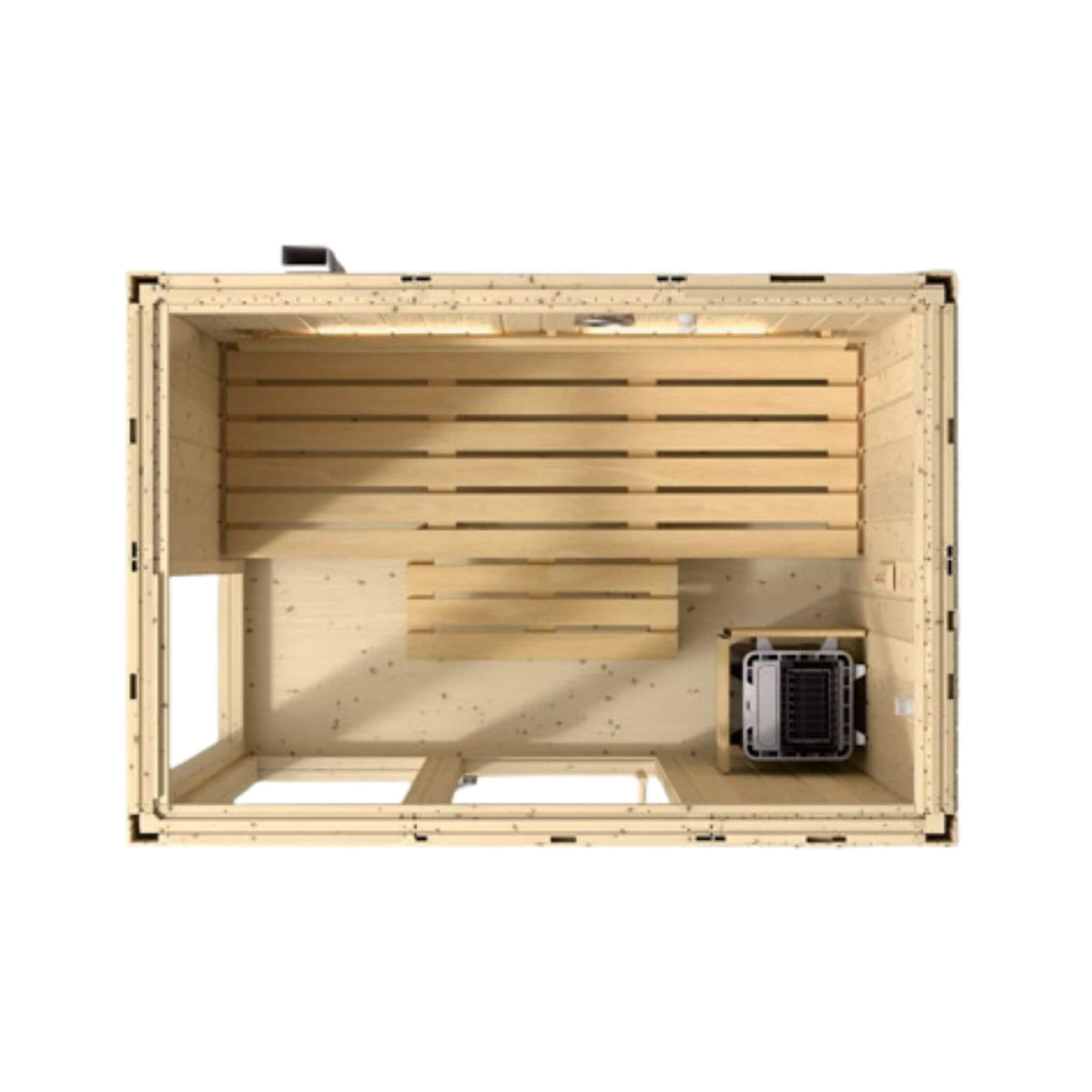 Kohler C1 Luxury Indoor Scandinavian Spruce Home Sauna Kit