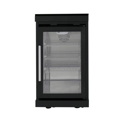 Large Black Stainless Steel Single-Door Fridge For Outdoor Kitchen Islands (SAK15296)