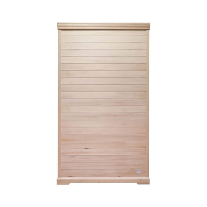 Thermora Luxury 2-Person Hemlock Wood FAR Infrared Sauna Room W/ Glass Door, 1750W (SAK81525)