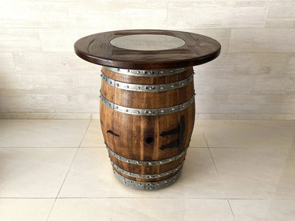 Whiskey Barrel Bar Set, Bourbon Barrel Liquor Bar, Wine Barrel Bar Cabinet, Pub Table, Stools, Multi-Use Luxury Build
