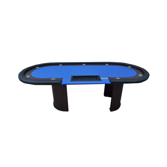 Premium 96-Inch Poker Table With U Shape Legs, Drox Box, Chips Tray (SAK40152)