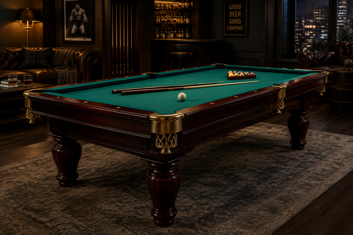 Pool Table 8 Feet Full Optional – Vintage Green