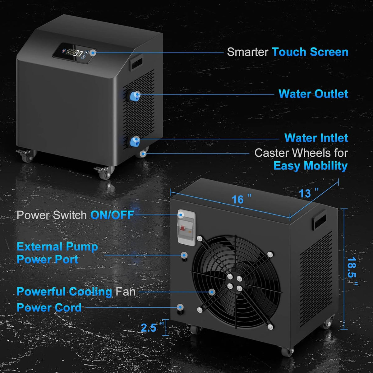 Cold Plunge Tub Kit With Chiller